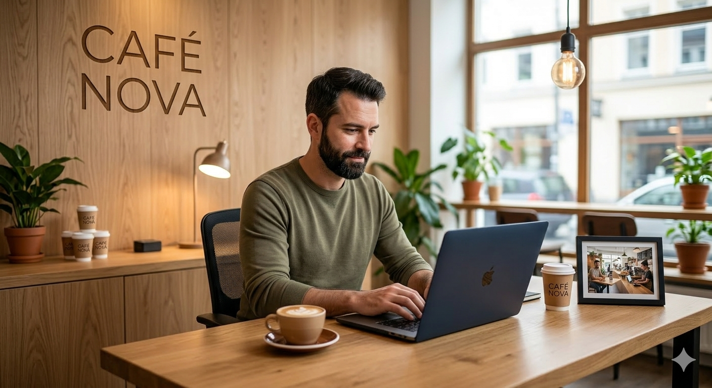 Administrador en el segundo piso